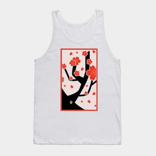 Plain Cherry Blossom Tank Top